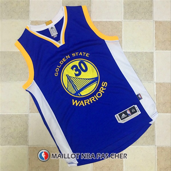 Maillot Enfant Curry Golden State Warriors 30 Bleu